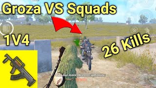 GROZA + 6x = FIRE🔥 | 20 + KILLS | PUBG MOBILE | UZAIRYT |