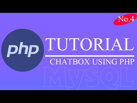 Tutorial No.4 Chatbox using PHP - [Part 1]