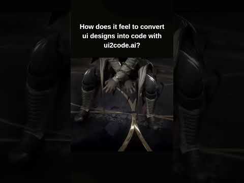 Design to Code in Seconds? 🔥 #ui2code.ai #ai  #developer #programming #coding #uidesign #converter