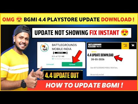 FINALLY 😍 Bgmi 4.4 Update Download | Bgmi Update Not Showing | How to Update Bgmi | Bgmi New Update 