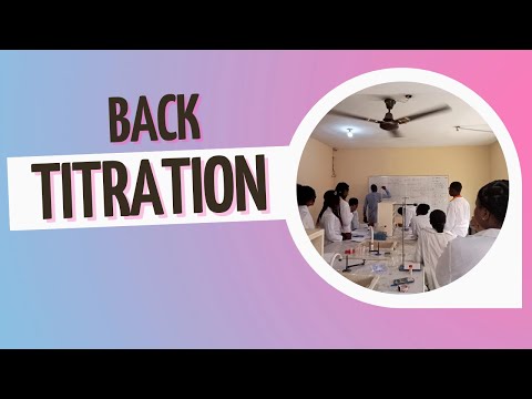 Back Titration Explained || suitable use of indicators in titrations