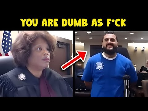 With a smug smile, the cocky idiot mocks the judge and exposes harsh reality!