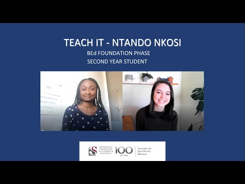 Teach It - Ntando Nkosi: BEd Foundation Phase Student