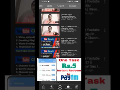 Money Earning Apps Telugu || How To Earn Money Online #shorts #trendingshorts #freepaytmcash