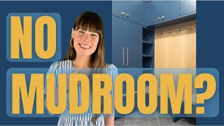 No Mudroom? No Problem. (A Realistic Back to School Drop Zone)