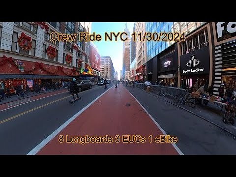 Crew Ride NYC 11/30/2024 Manhattan to Bronx