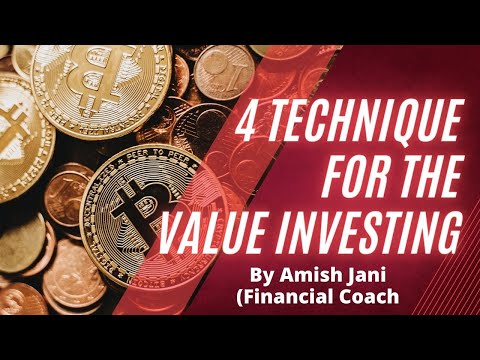 4 Technique for the Value Investing by Amish Jani | Financial Sukun | Financial Coach