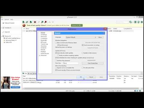 3 Minutes Video Torrent Configuration To Download 2GB Movie Full HD  In less than Half An Hour