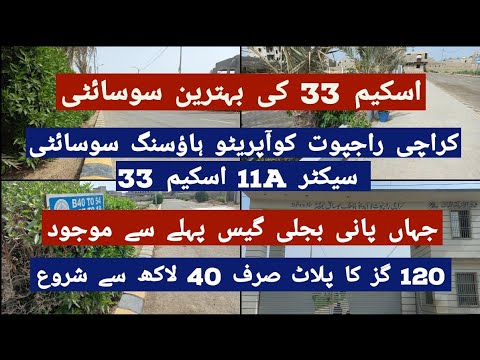 Karachi Rajput Cooperative Housing Society Scheme 33 || Current Price Update || Complete Visit Video