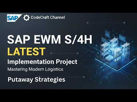 SAP EWM Putaway Strategies Explained | Real-Time S/4HANA Implementation | CodeCraft