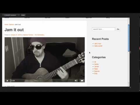 1WDNotes.com site design using Responsive theme - Part II