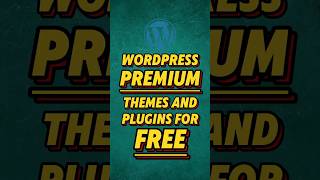 Get Premium WordPress Themes & Plugins for FREE! 🚀 #topwordpressplugins #digitalmarketing #elementor