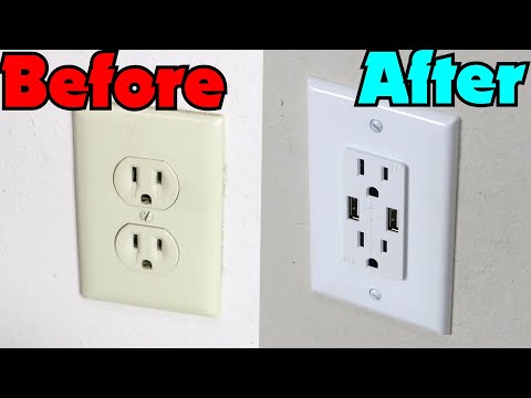 How To Upgrade To a USB Electrical Outlet