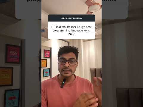 Which programming language to choose as fresher #fresherjobs #jobsearch #motivation #coding