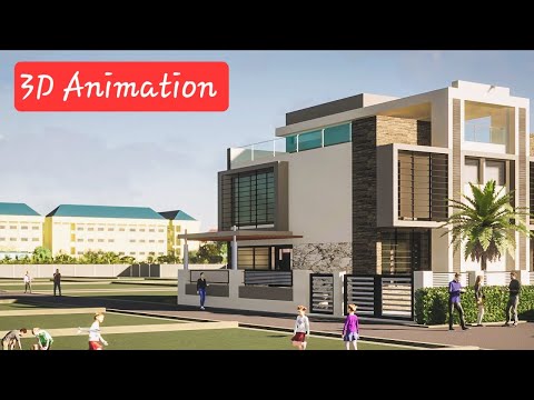 4k-60 fps Animation video created for our client #architecturalanimation #3danimation #landscape