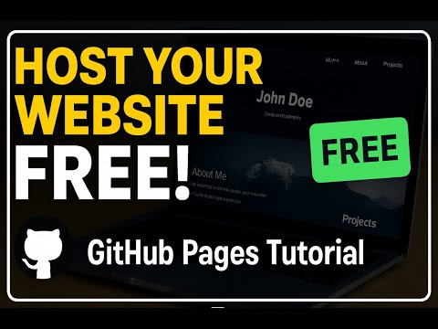 Free Hosting in 5 Minutes | GitHub Pages for Beginners