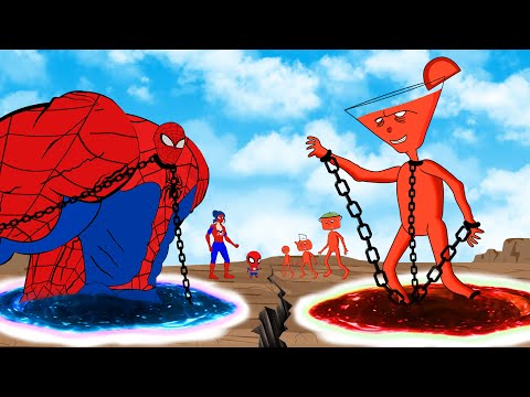 Evolution Of SPIDERMAN Family VS Evolution Of MONSTER RADIATION : Ranked From Weakest To Strongest