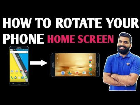 How to rotate phone home screen 😎