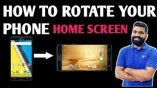 How to rotate phone home screen 😎