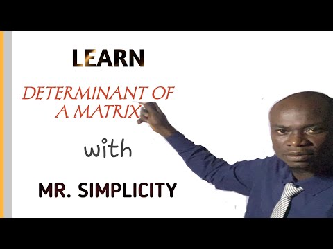 Matrices (part 5) | Determinant of a matrix | #pti #matrix #linearalgebra