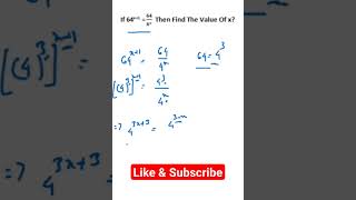 Quick Solve || Power #viral #mathematics #math #matholympiadquestion
