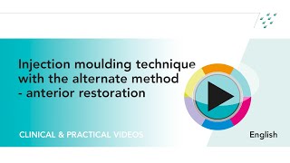 Injection moulding technique with the alternate method - anterior restoration