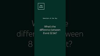 What’s the difference between 8 and 32 bit? #codementor #codingbootcamp