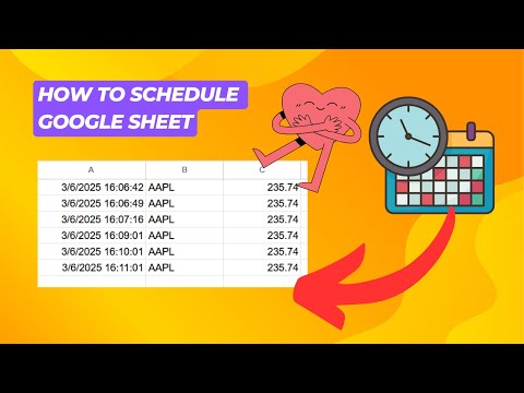 How To Schedule App Script in Google Sheet under 6 mins