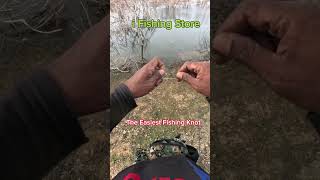 The Easiest Fishing Knot #fishing #fishingfun #fishing #fishingfun #fish #shorefishing #fishingvlog
