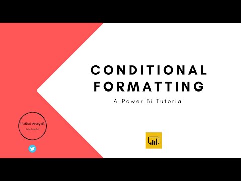 Tutorial - Conditional Formatting