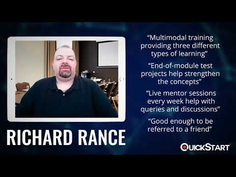 Student Testimonials: Richard Rance Testimonial