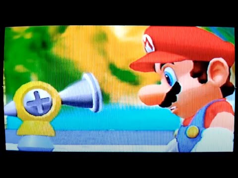 Super Mario Sunshine officially captured on a CRT and Nintendo GameCube
