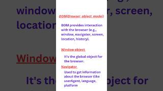 Javascript  BOM #Javascript interview questions #coding challenge #shorts #trending #viral