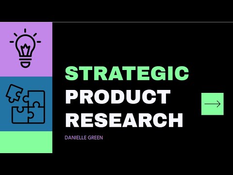 A Crash Course in Strategic Product Research