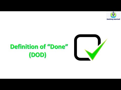 Definition of “Done” (DOD) - شرح بالعربي