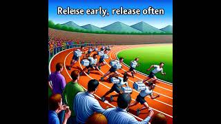 In the DevOps race, every sprint is a victory lap. #DevOps #CloudMemes #DevOpsMemes 🏁👟💻