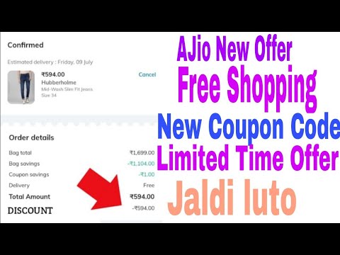 New Online Offer Today 2021 | AJio New Loot Offer 2021 | Free Shopping Offer Today 2021
