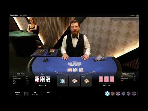 Live 3 Card Brag by Playtech
