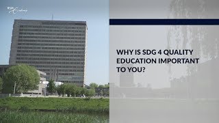 Why is SDG 4 important to you?
