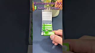 Rechargeable AA Battery | Li-ion AA Battery Unboxing Techpro #shorts #tech #technology #ytshorts