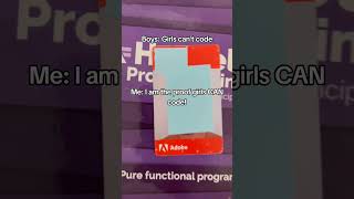 Girls we code better than boys! #girlcode #girlcoder #coding #pythonprogramming #pythonlearning