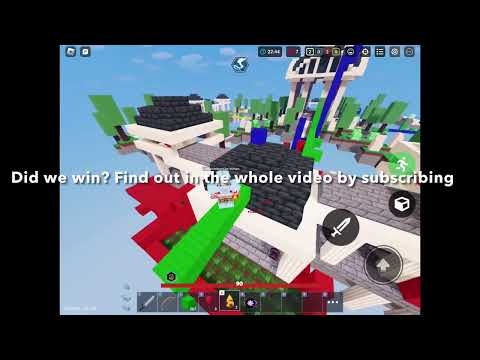 Roblox BedWars (10% of the subscribers only video)