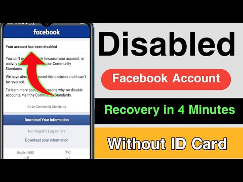 Facebook Disabled Account Recovery 2023 || your account has been disabled 2023