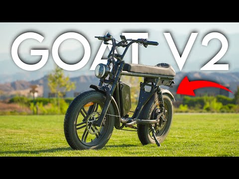 The NEW Power Goat V2 eBike is CRAZY POWERFUL! Full Review