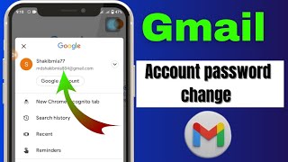 How To gmail account password change 2024.