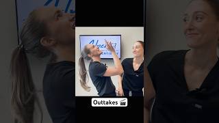 Lights, Camera… Bloopers! 🎥😂 #Outtakes #BehindTheScenes #DentalHumor #DentalHygiene #SmileAndLaugh