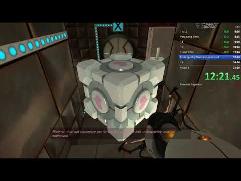 Portal 1 Glitchless Speedrun in 21:17.70
