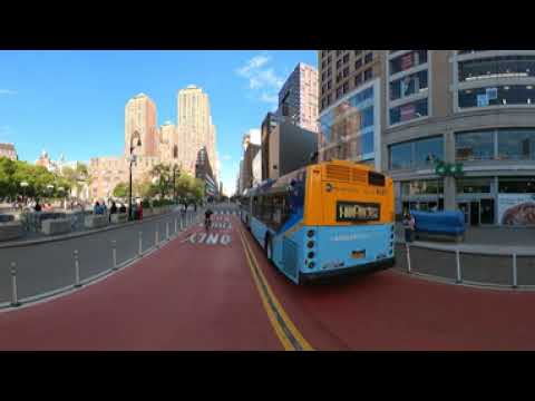 360 Video - Chinatown to Bryant Park on Fixed Gear Bike