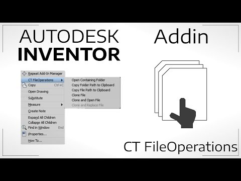 CT FileOperations | Autodesk® Inventor® Addin (Free)