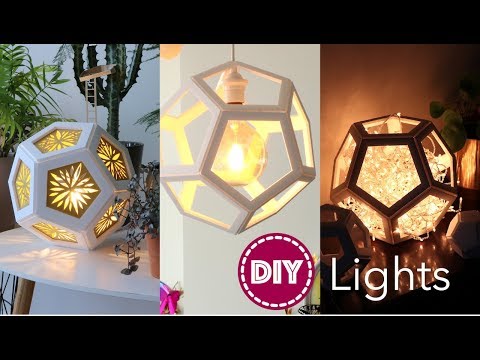 How to make a Modern Paper Pendant Lamp